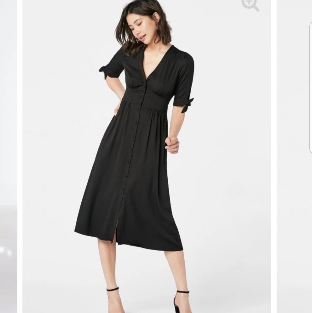 🔅Black Midi Shirt Dress 🔅